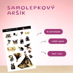 Půlnoční gala | Samolepky do diáře