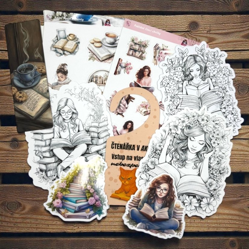 Pohodová knihomolka | Balíček z mystery boxu pro knihomolky