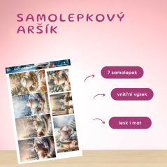 Kouzlo v každém šálku | Samolepky do diáře - obrázkové boxy