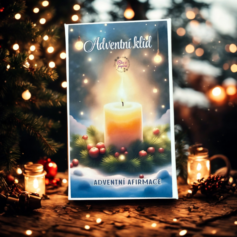 Adventní klid | Afirmační kartičky