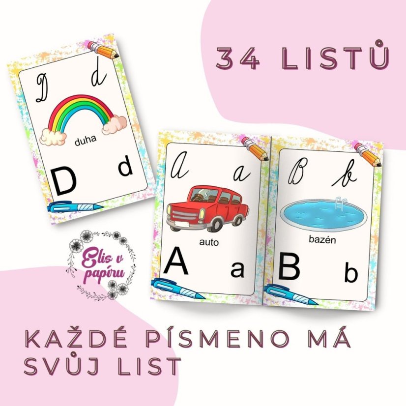 Abeceda pro děti od Elis v papíru