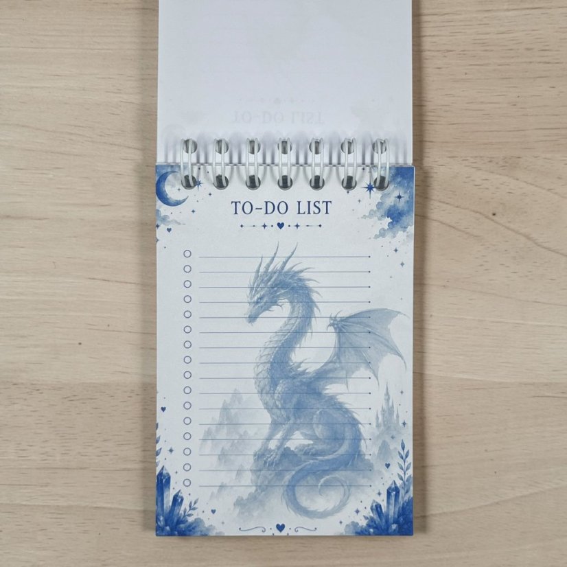 Dračí mise | To-do blok s 10 dračími motivy