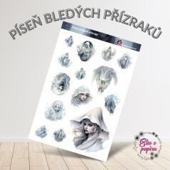 Píseň bledých přízraků | Samolepky do diáře