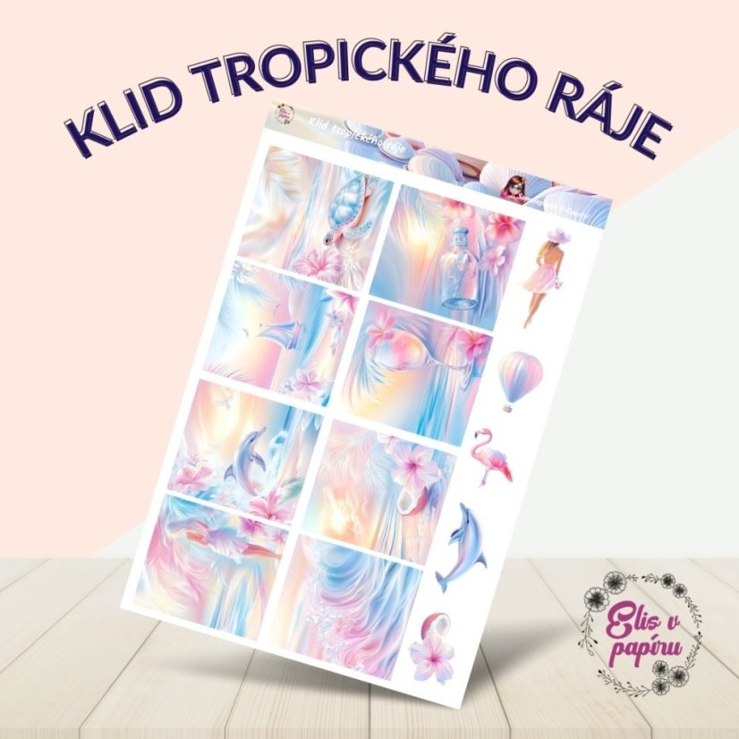 Klid tropického ráje | Samolepky do diáře