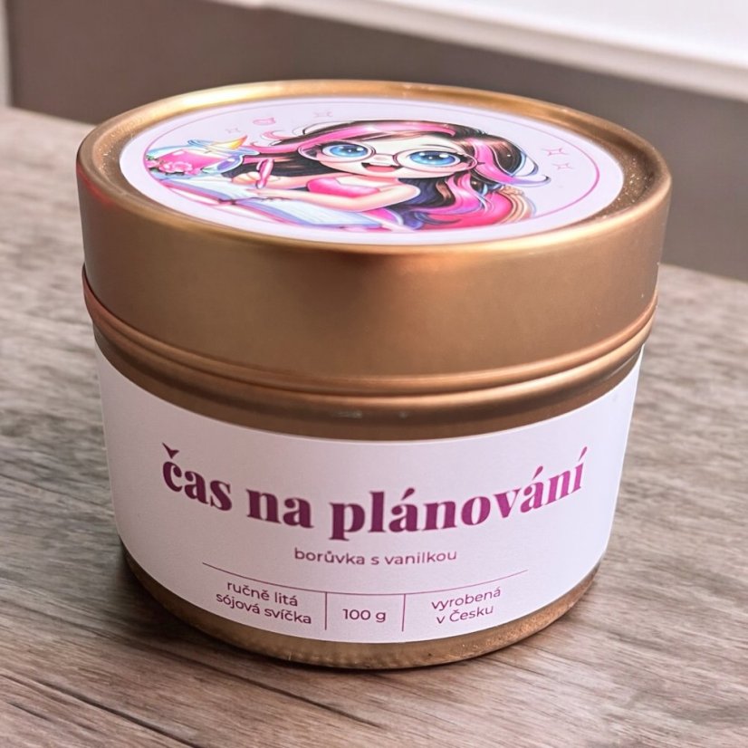 Čas na plánování | Sojová svíčka pro plánování