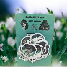 Smaragdová víla | Malé kusové samolepky pro diář i scrapbook