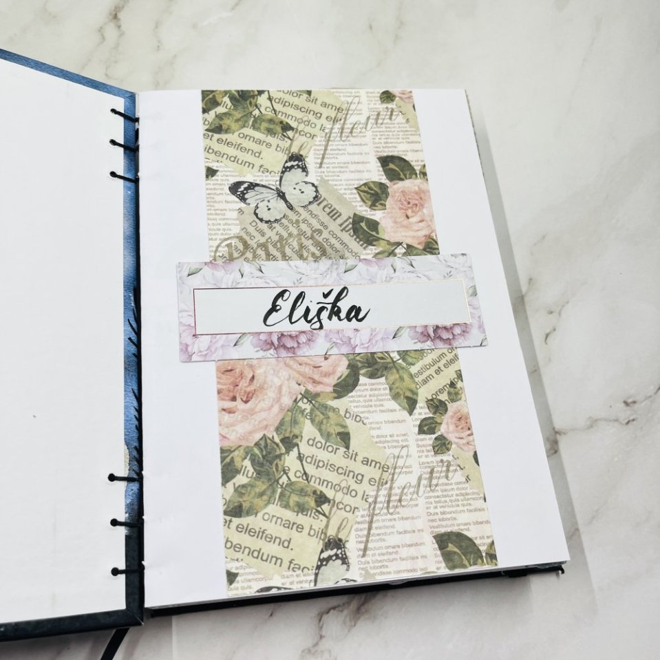 Úvodní stránka bullet journalu