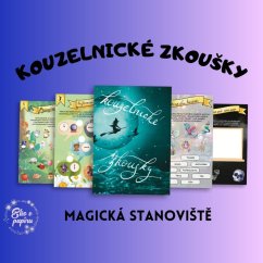 Kouzelnické zkoušky jsou stanoviště s čarodějnickými pracovními listy pro spolkové děti a děti na prvním stupni ZŠ od Elis v papíru