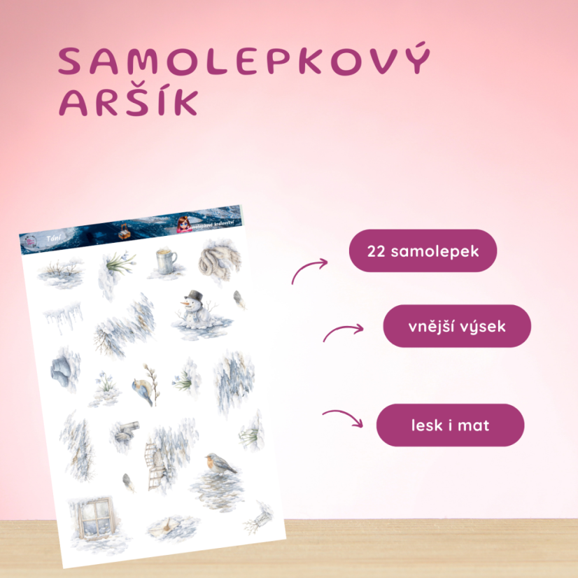Tání | Samolepky do diáře