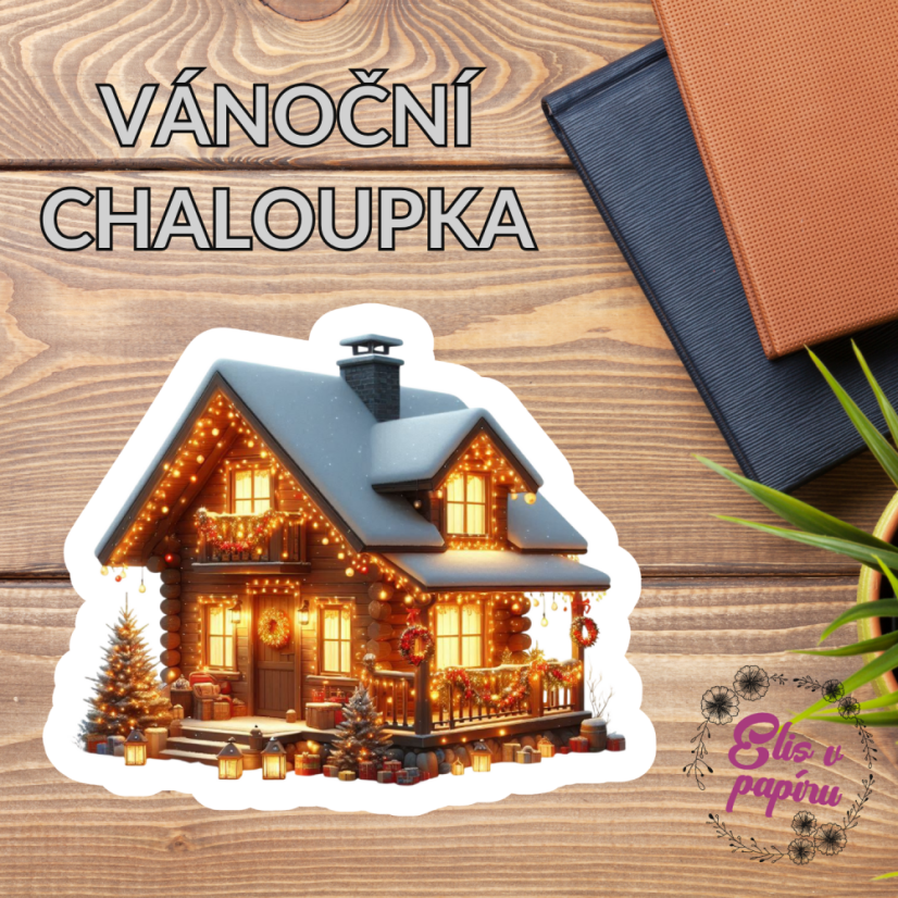 Vánoční chaloupka | Samolepky do diáře