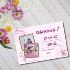 Dárkový poukaz v hodnotě 500 Kč