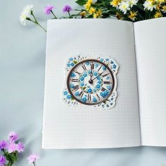 Čas nečeká | Maxi kusová samolepka pro diář i scrapbook