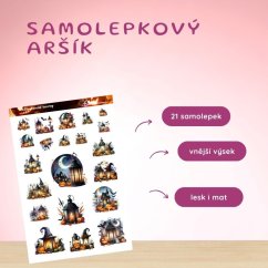 Halloweenské lucerny  | Samolepky do diáře