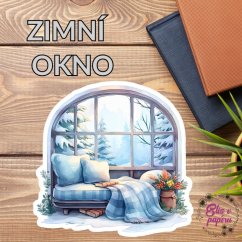 Velká samolepka ideální na úvodní stránku měsíce v diáři