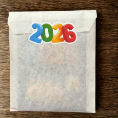 Rok v samolepkách A6 | 13 Kusovek jako rozdělovník A6