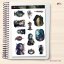 Temná elfka | Samolepky do diáře