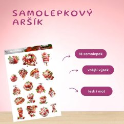 Jahodové mámení | Samolepky do diáře
