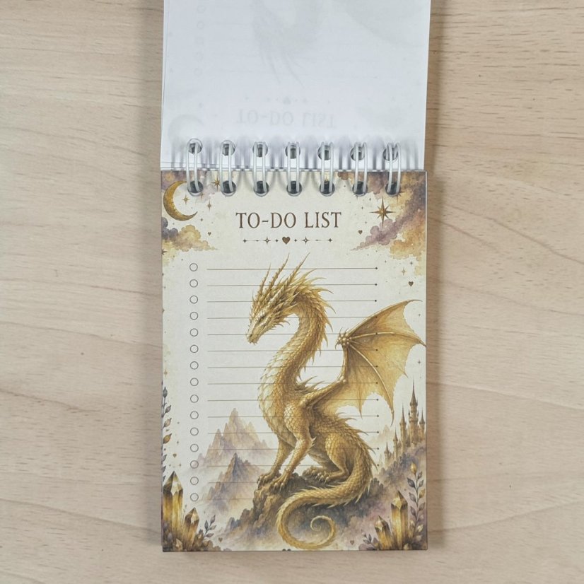 Dračí mise | To-do blok s 10 dračími motivy