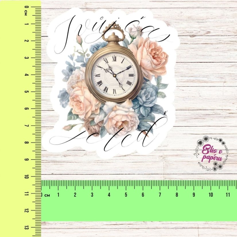 Tvůj čas je teď | Samolepka do diáře