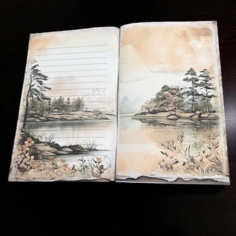 Vintage sešit Babí léto