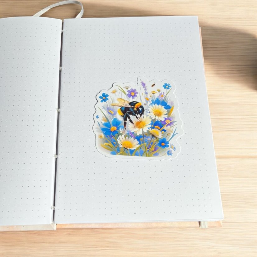 Čmelák | Maxi kusová samolepka pro diář i scrapbook