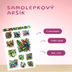 Papoušci | Samolepky do diáře