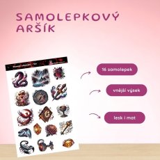 Znamení zvěrokruhu – Štír | Samolepky do diáře