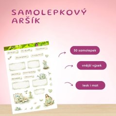 Co chci pěstovat | Samolepky do diáře
