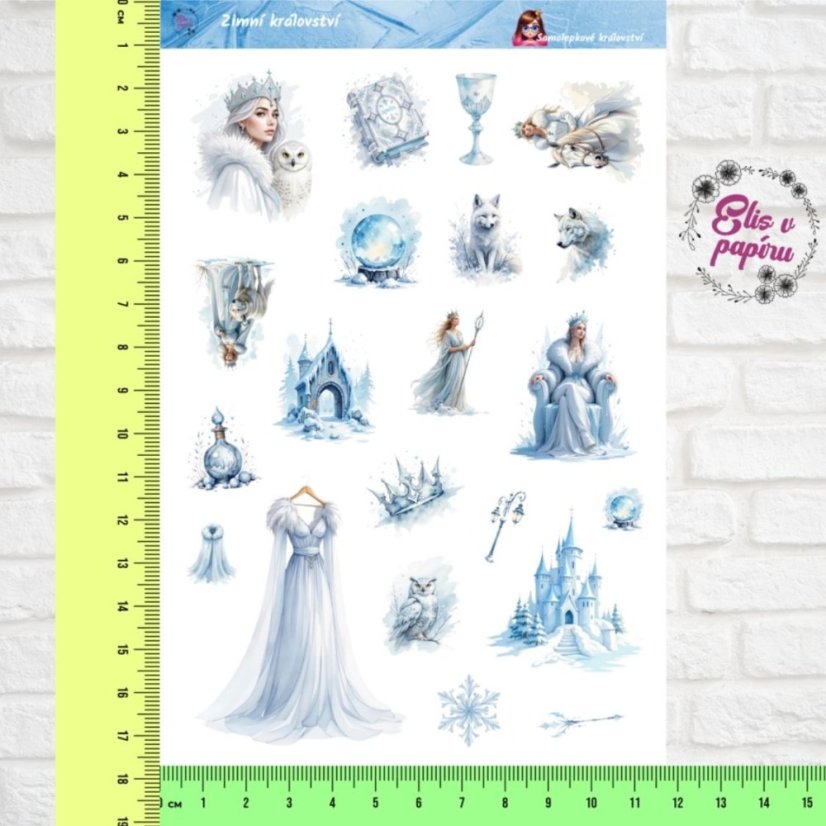Zimní království | Samolepky do diáře