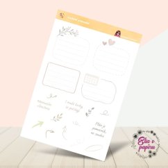 Laskavé plánování | Samolepky do diáře