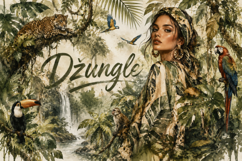 Džungle | Celostránková kusovka