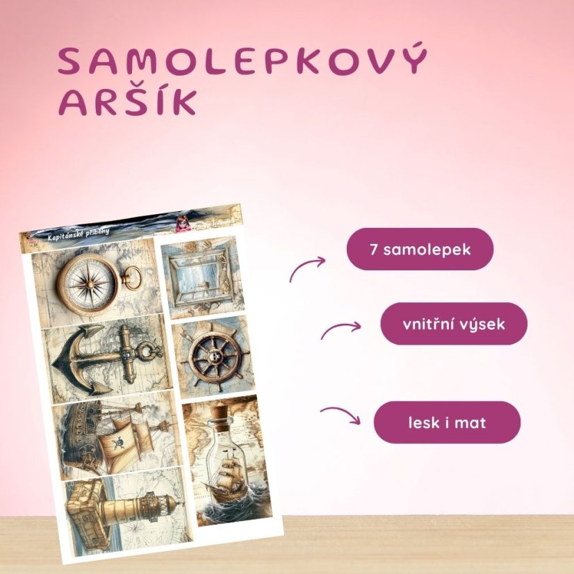Kapitánské příběhy | Samolepky do diáře
