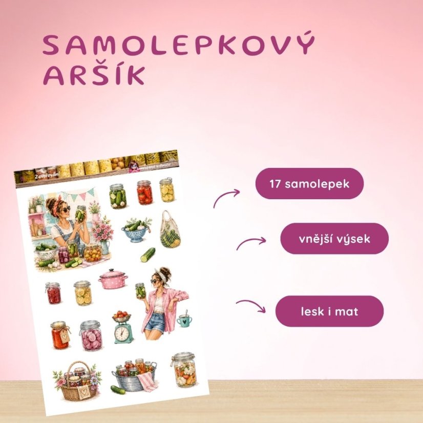 Zavařování | Samolepky do diáře