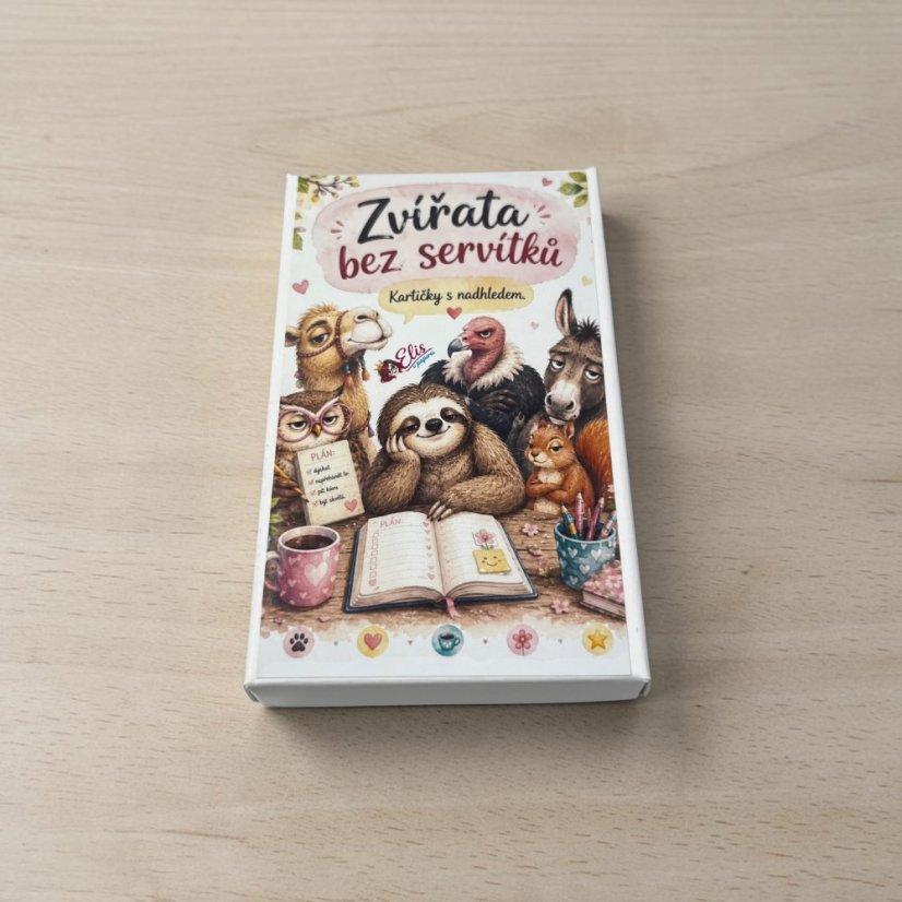 Zvířata bez servítků | Afirmační kartičky