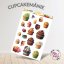 Cupcakemánie | Samolepky do diáře
