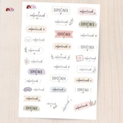 Odpočinek | Texty | Menší funkční aršík