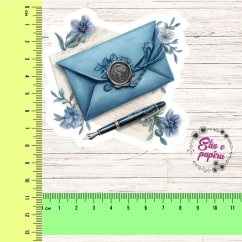 Magie psaného slova | Maxi kusová samolepka pro diář i scrapbook