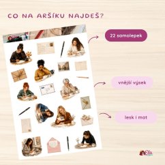 Dopisy od srdce | Samolepky do diáře