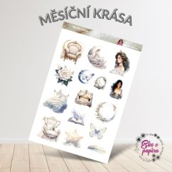 Měsíční krása | Samolepky do diáře