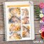 Samolepky do diáře Dívka se slunečnicemi, žlutá a zelená, letní motiv, diářové samolepky, plánování, bujo, papírové samolepky, scrapbook.