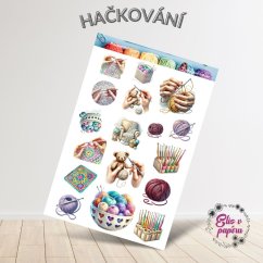 Háčkování | Samolepky do diáře