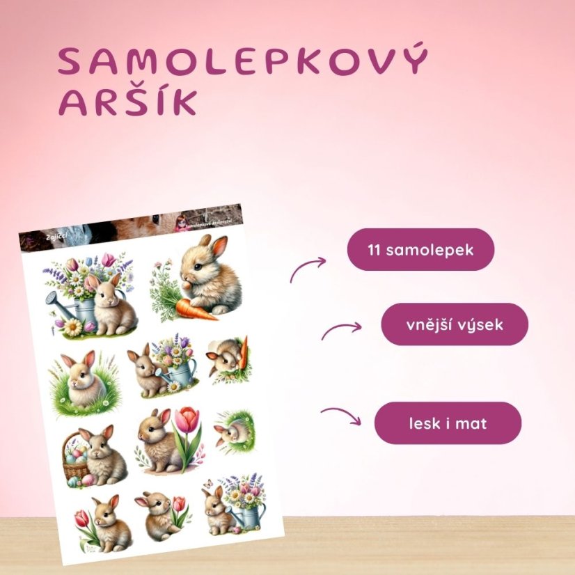 Zajíčci | Samolepky do diáře