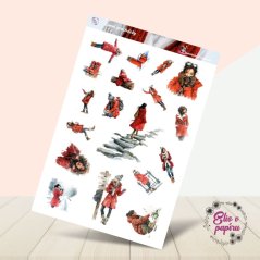 Zimní procházky | Samolepky do diáře