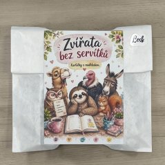 Zvířata bez servítků | Velké kusové samolepky afirmačních kartiček