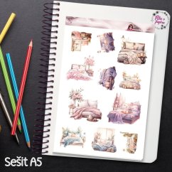 Postelové království | Samolepky do diáře