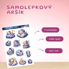 Medvídkovy pohádky na dobrou noc | Samolepky do diáře