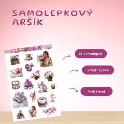 Orchidejové pohlazení | Limitka | Samolepky do diáře
