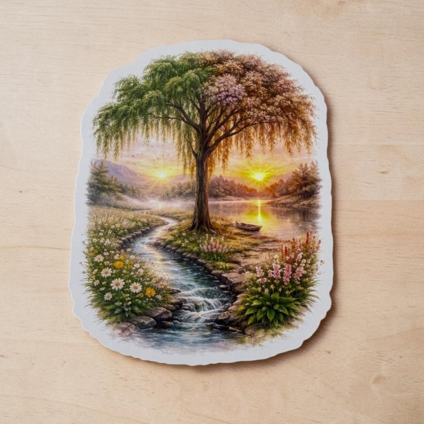 Den na dvě poloviny | Samolepka do diáře | Limitka