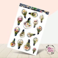 Nápad, co kvete | Samolepky do diáře