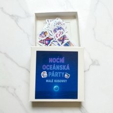 Noční oceánská párty | Malé kusové samolepky pro diář i scrapbook